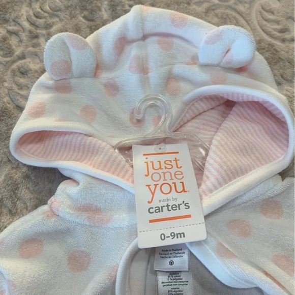 Carters baby bathrobe Toddler bath shower pink - Picture 5 of 7